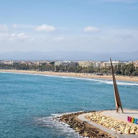 1ªlinea Mar-piscina-wifi-portaventura-luxury-chill5 Appartement Salou